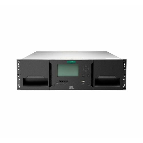 HPE StoreEver Bandbibliothek40 x Kassettensteckplatz - LTO-9 - 3U - Rackmount - 1 Jahr(e) Garantie - 900 TB (komprimiert) 