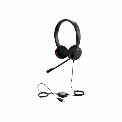 Cuffie Jabra EVOLVE 20 Cavo Over-the-head Stereo - Binaural - Supra-aural - Cancellazione del rumore Microfono - Noise Can