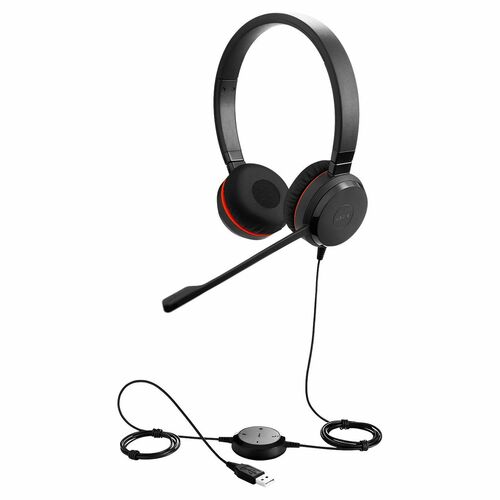 JABRA EVOLVE 20 SE STEREO MS USB C/A ADAPTER LEATHER