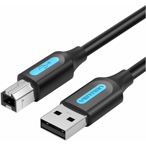 Vention 2 m USB-A/USB-B Data Transfer Cable - Cable for Printer - Black