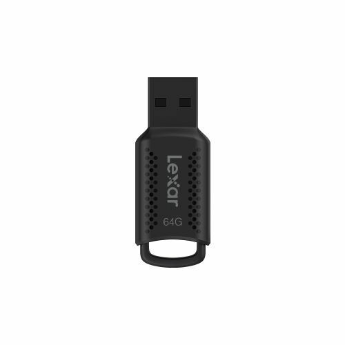 Lexar JumpDrive 64 GB USB 3.0 Flash Drive - Black - 256-bit AES - 100 MB/s Read Speed - 5 Year Warranty