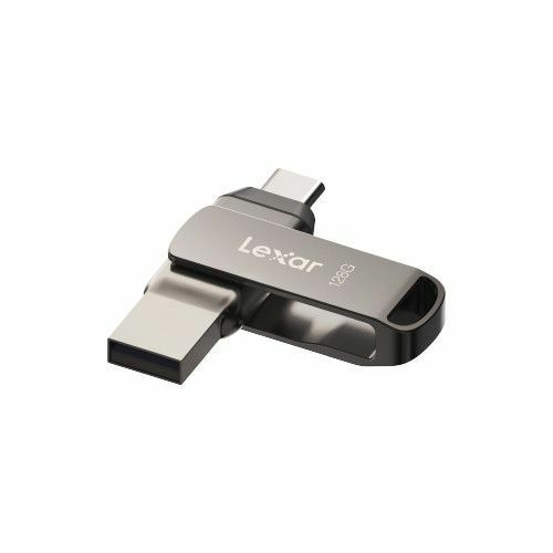 Lexar JumpDrive 128 GB USB 3.2 (Gen 1) Type C Flash Drive - 256-bit AES - 130 MB/s Read Speed - 5 Year Warranty