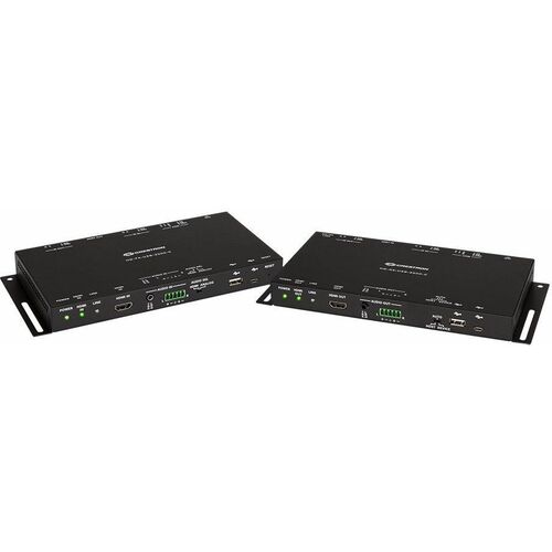 Crestron HD-EXT-USB-2000-C Video Extender Transmitter/Receiver - Wired - Yes - 100 m Range - 4 x Network (RJ-45) - 4 x USB
