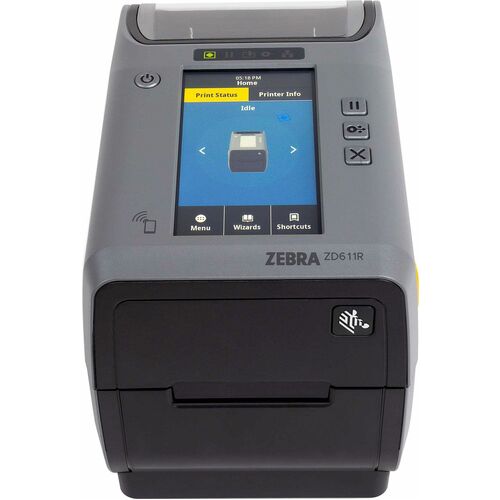 Zebra ZD611R Retail, Hospitality, Government Thermal Transfer Printer - Monochrome - Desktop, Portable - Label/Receipt Pri