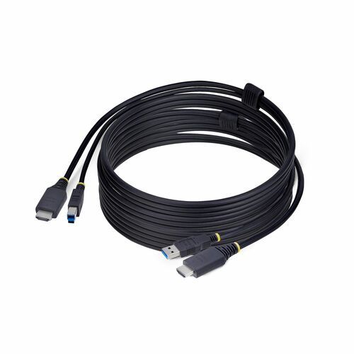 StarTech.com 3m HDMI und USB 5Gbps KVM Kabel, 4K 60Hz, HDMI 2.0 und USB 3.2 Kombikabel für KVM Switch/Umschalter - Cable f