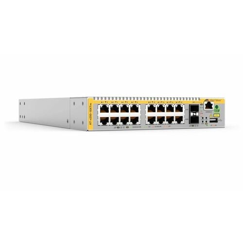 Switch Ethernet Allied Telesis x250 x250-18XTM 16 Porte Gestibile - 10 Gigabit Ethernet - 10GBase-T, 10GBase-X - 3 Layer s