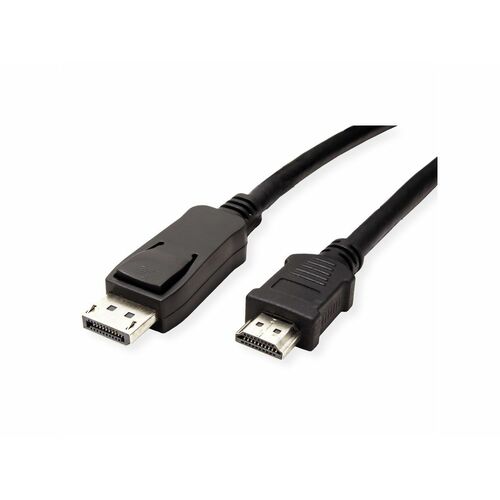 VALUE DisplayPort Kabel DP - HDTV, ST/ST, schwarz, 1 m