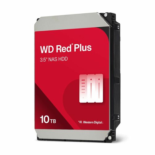 10TB RED PLUS 512MB CMR 3.5IN SATA 6 GB/S