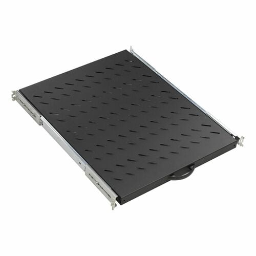 Schneider Electric 1U Rack-mountable Rack Shelf for IT Equipment800 mm Rack Depth - Black - Metal - 30 kg Maximum Weight C