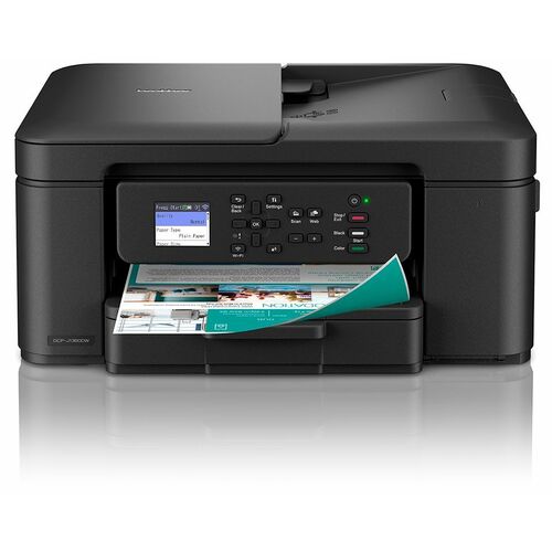 Brother DCP-J1360DW Wired & Wireless Inkjet Multifunction Printer - Colour - Black - Copier/Printer/Scanner - 1200 x 2400 