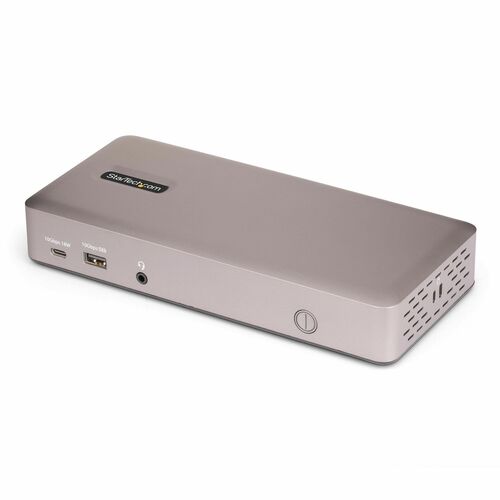 StarTech.com USB-C-Dockingstation(USB4), 3x 4K60Hz-Monitore DP oder HDMI, 100W Laptop-Ladung, 2,5GbE, Notebook Dock, TB4, 