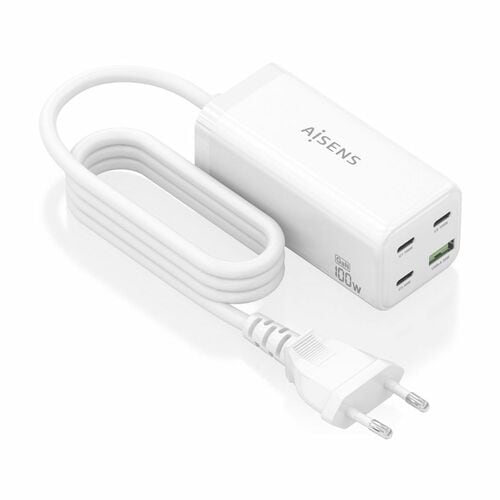 CARGADOR SOBREMESA GAN 100W 3XUSB-C PD3.0 QC5.0 USB-A QC3.0