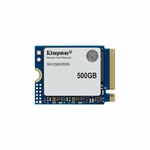 Kingston NV3 500 GB Solid State Drive - M.2 2230 Internal - PCI Express NVMe (PCI Express NVMe 4.0 x4) - Notebook, Gaming 