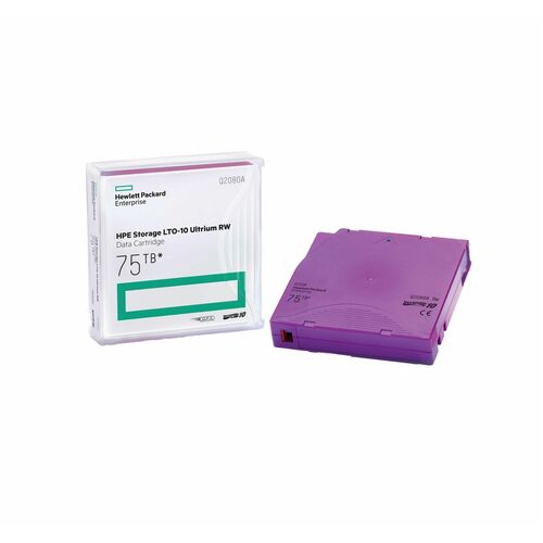 HPE Data Cartridge LTO-10 - Rewritable - 1 Pack - 15104 Tracks - 30 TB (Native) / 75 TB (Compressed) - 1035 m Tape Length 