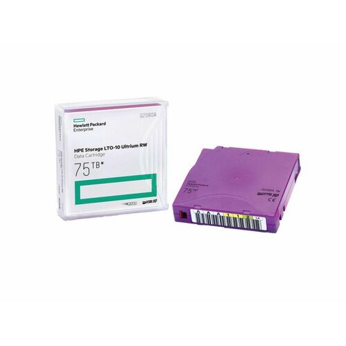HPE Data Cartridge LTO-10 - Rewritable - 20 Pack - Purple - 15104 Tracks - 30 TB (Native) / 75 TB (Compressed) - 1035 m Ta