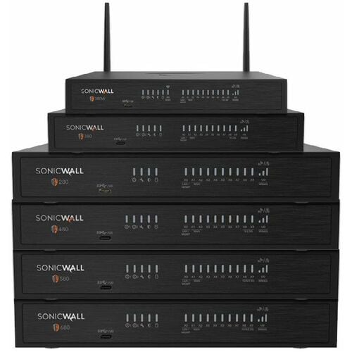 SonicWall TZ380 Network Security/Firewall Appliance - Intrusion Prevention - 8 Port - Gigabit Ethernet, - 5 Gigabit Ethern