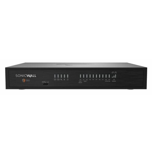 SonicWall TZ580 Network Security/Firewall Appliance - Intrusion Prevention - 8 Port - Gigabit Ethernet, - 5 Gigabit Ethern