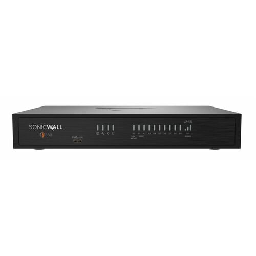 SonicWall TZ280 Network Security/Firewall Appliance - Intrusion Prevention - 8 Port - Gigabit Ethernet - 2.50 Gbit/s Firew