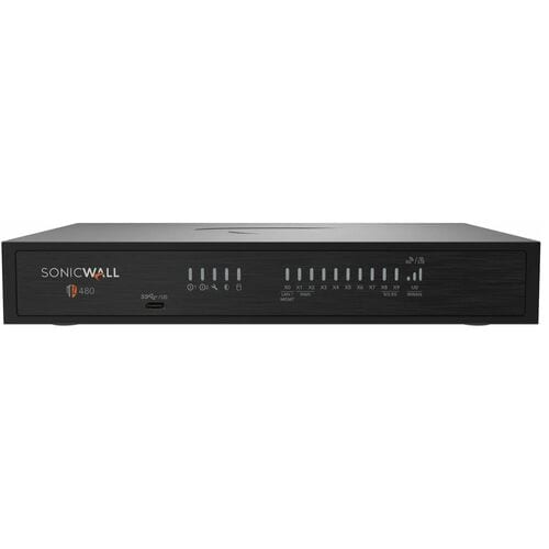 Sicurezza della rete/Dispositivo Firewall SonicWall TZ480 - Prevenzione intrusione - 8 Porta - Gigabit Ethernet, - 5 Gigab