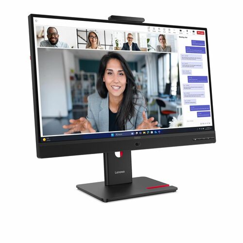 Lenovo ThinkVision T27QD-4v 27" Class Webcam WQHD LED Monitor - 16:9 - Eclipse Black - 68.6 cm (27") Viewable - In-plane S