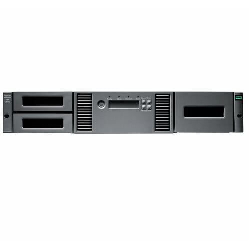 HPE Storage Bandbibliothek - 1 x Laufwerk/24 x Kassettensteckplatz - LTO-9 - 2U - Rackmount - 1 Jahr(e) Garantie - 2 Drive