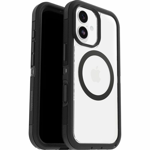Case OtterBox Defender Series Pro XT Robusto - for Apple iPhone 17 Smartphone - Dark Side (Trasparente/Nero) - Retail - Re