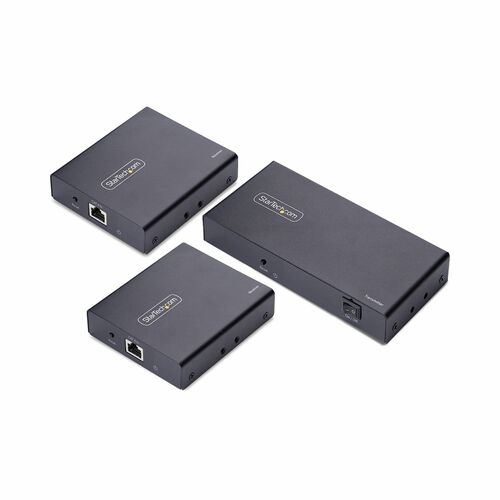 StarTech.com HDMI Extender - Black - 4 x Network (RJ-45) - 4 x HDMI - 70 m Operating Distance