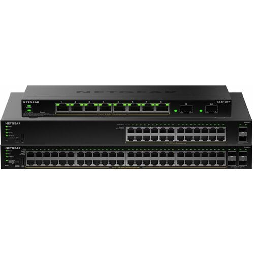 Netgear S350 GS324TPv2 24 Ports Manageable Ethernet Switch - Gigabit Ethernet - 10/100/1000Base-T, 1000Base-X - 3 Layer Su