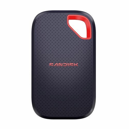 SanDisk Extreme Portable SDSSDE70-1T00-G25 1 TB Portable Solid State Drive - External - Black - USB 3.1 Type C - 256-bit A