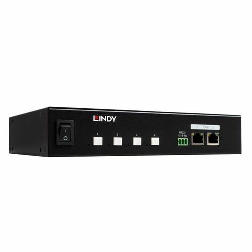 LINDY PDU - Geschaltet, Metered - IEC 60320 C14 - 4 x IEC 60320 C13 - 10 A - 120 V AC, 230 V AC Eingang