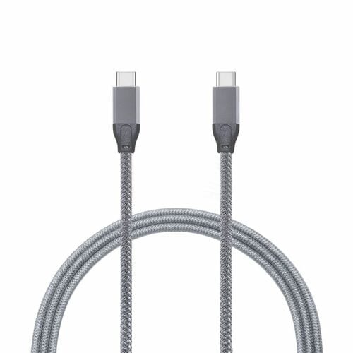 3M USB3.2 GEN2X2 C/C M/M 20GB 20V/5A GREY BRAIDED 4K60HZ 100W