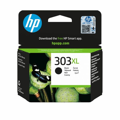 HP 303XL Original High Yield Inkjet Ink Cartridge - Black Pack - 600 Pages