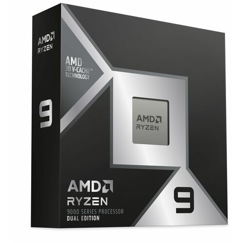 AMD Ryzen 9 9000 9950X3D2 Hexadeca-core (16 Core) 4.30 GHz Processor - Box - 192 MB L3 Cache - 16 MB L2 Cache - 1.25 MB L1