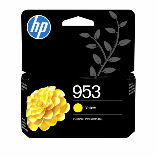 HP 953 Original Standard Yield Inkjet Ink Cartridge - Yellow - 1 Pack - 8.5 mL - 630 Pages
