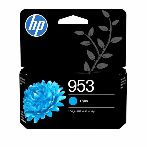 HP 953 Original Standard Yield Inkjet Ink Cartridge - Cyan - 1 Pack - 630 Pages