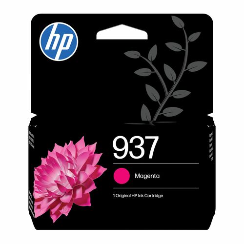 HP 937 Original Standard Yield Inkjet Ink Cartridge - Magenta - 1 Pack - 10 mL - 800 Pages