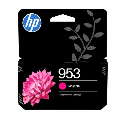 HP 953 Original Standard Yield Inkjet Ink Cartridge - Magenta - 1 Pack - 9 mL - 630 Pages
