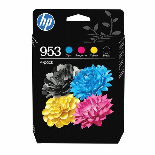 HP 953 Standard Kapazität Tintenstrahl Tintenpatrone - Cyan, Schwarz, Magenta, Gelb - Original - Kombipack - 4 Pack
