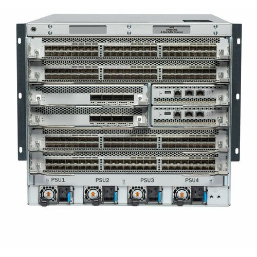 HPE SN8800B 128 Gbit/s Fibre Channel Switch - 128 Gigabit Ethernet, 64-Gigabit-Ethernet - 4 x Total Expansion Slots - SFP,