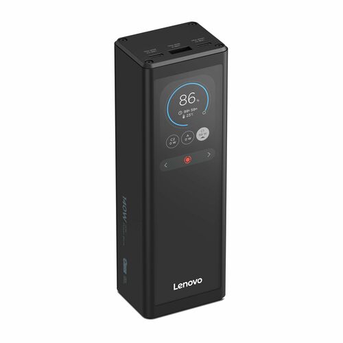 Lenovo Smart Power Bank - Black, Gold Gray - For Notebook - Lithium Ion (Li-Ion) - 20000 mAh - 140 W - 5 A - 28 V DC Outpu