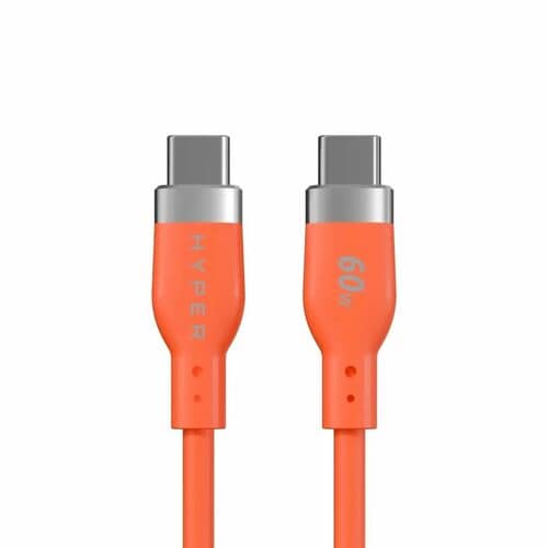 Hyperjuice HyperJuice HJ4011OGGL Charging Cable - 1.52 m - For USB Type C Device, MacBook, iPhone - USB Type C / USB Type 