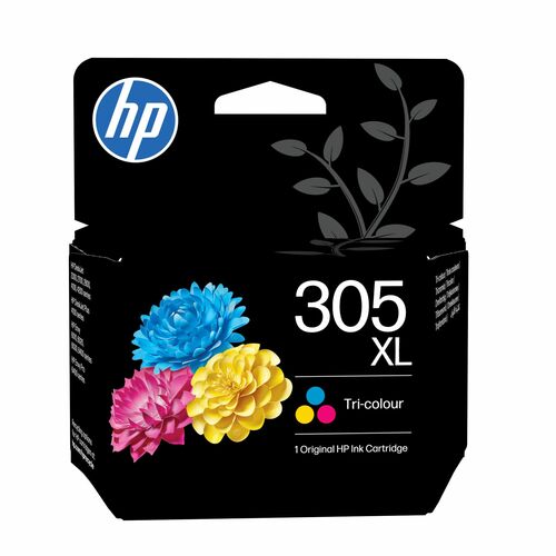 HP 305XL Original High Yield Inkjet Ink Cartridge - Tri-colour - 1 Pack - 300 Pages