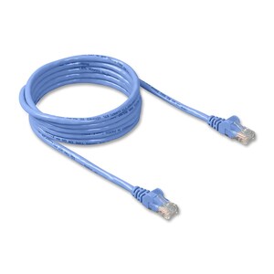 Belkin RJ45 CAT5e Snagless Patch Cable - 3 ft Category 5e Network Cable for Network Device - First End: 1 x RJ-45 Network 