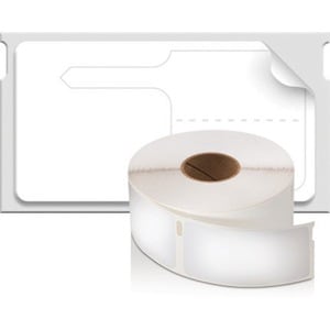 Dymo Label Writer Price Tag Labels - 7/8" Width x 2" Length - Permanent Adhesive - Direct Thermal - White - 400 / Roll