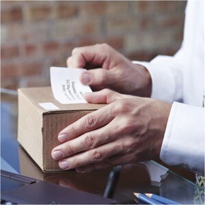 Dymo LabelWriter 450 Direct Thermal Printer - Monochrome - Label Print - USB - Black, Silver - 51 lpm Mono MAX 2.31IN PC/MAC