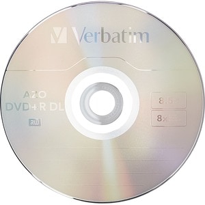 Verbatim DVD Recordable Media - DVD+R DL - 8x - 8.50 GB - 50 Pack Spindle - 120mm - 4 Hour Maximum Recording Time