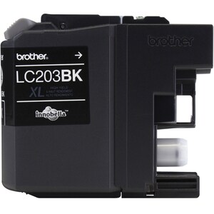 Brother Genuine Innobella LC203BK High Yield Black Ink Cartridge - Inkjet - High Yield - 550 Pages - Black - 1 Each