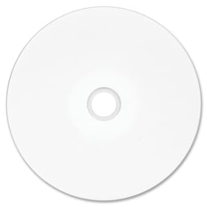 Verbatim DVD+R 4.7GB 16X DataLifePlus White Inkjet Printable, Hub Printable - 50pk Spindle - Inkjet Printable