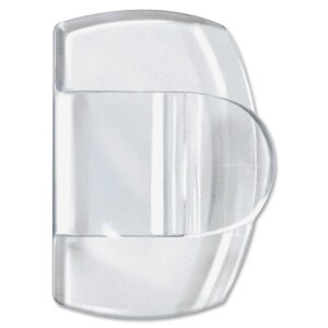 Command Round Cord Clips with Clear Strips - Cord Clip - Clear - 4 / Pack