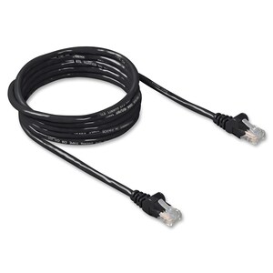 Belkin Cat6 Cable - RJ-45 Male - RJ-45 Male - 10ft - Black